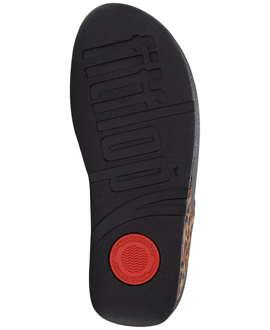 FitFlop Women's Lulu Suede Wedge-Platform Round Toe Sandals