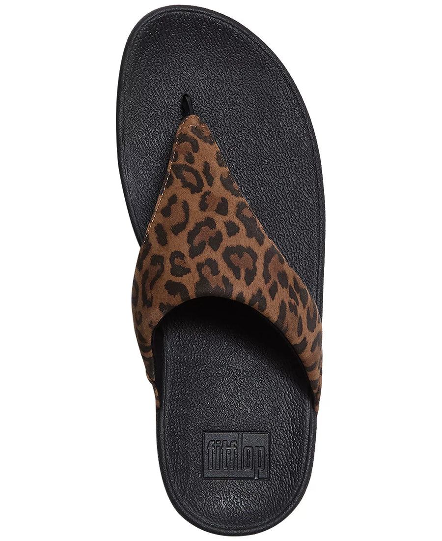 FitFlop Women's Lulu Suede Wedge-Platform Round Toe Sandals