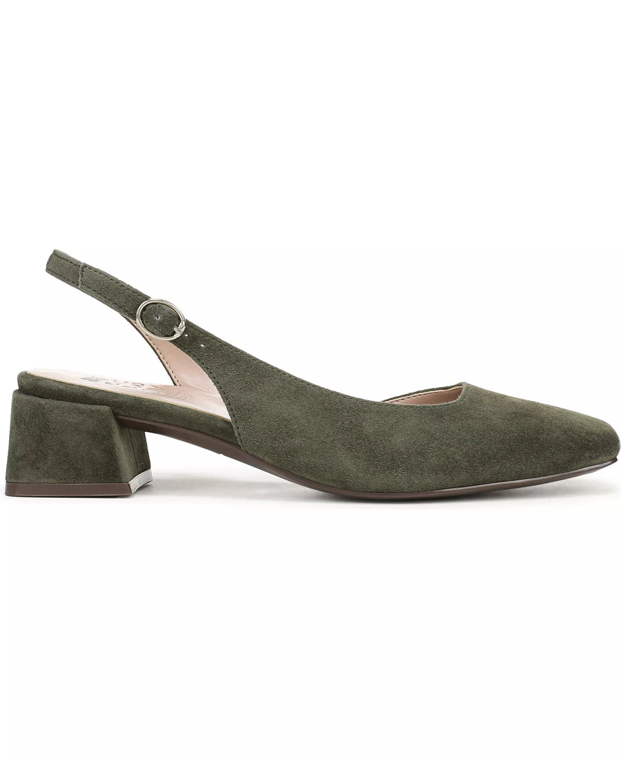 Naturalizer Women's Jayla Mid-Heel Square Toe Slingback Pumps