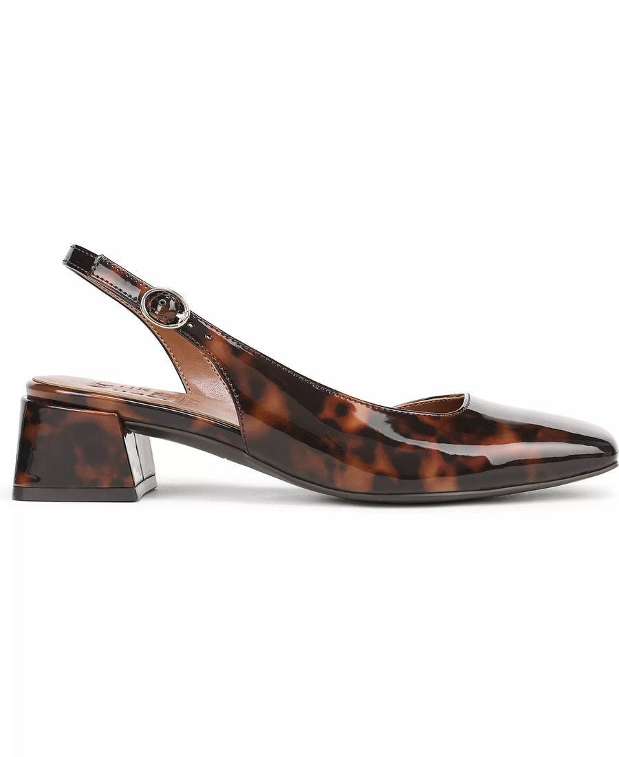 Naturalizer Women's Jayla Mid-Heel Square Toe Slingback Pumps