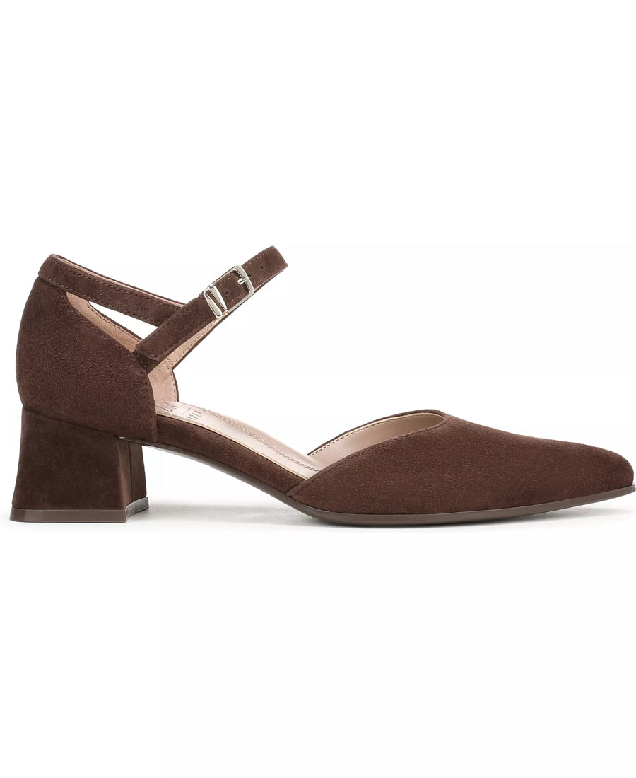 Naturalizer Women's Maddox Block Heel Ankle Strap Pumps