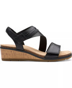 Clarks Women's Kacha Wave Round Toe Sandals