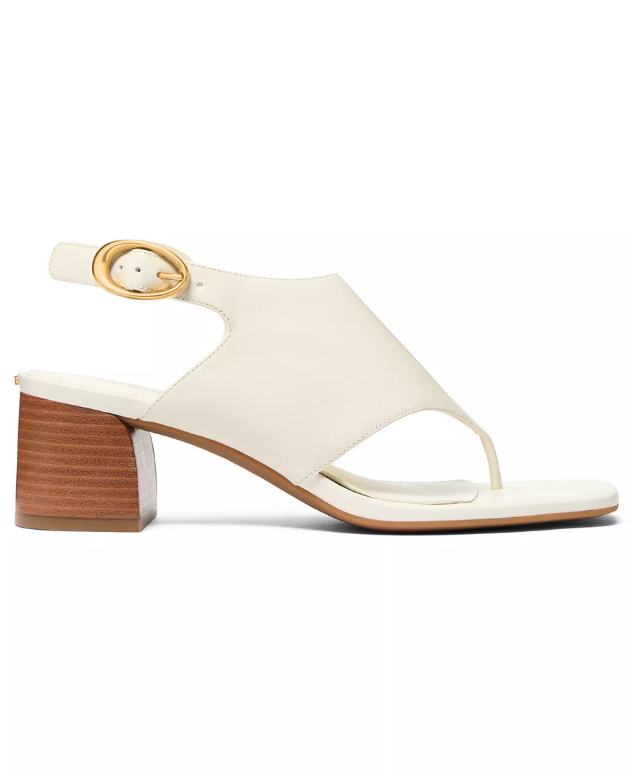 Michael Kors Michael Kors Women's Kya Flex Mid Block Heel Thong Dress Sandals