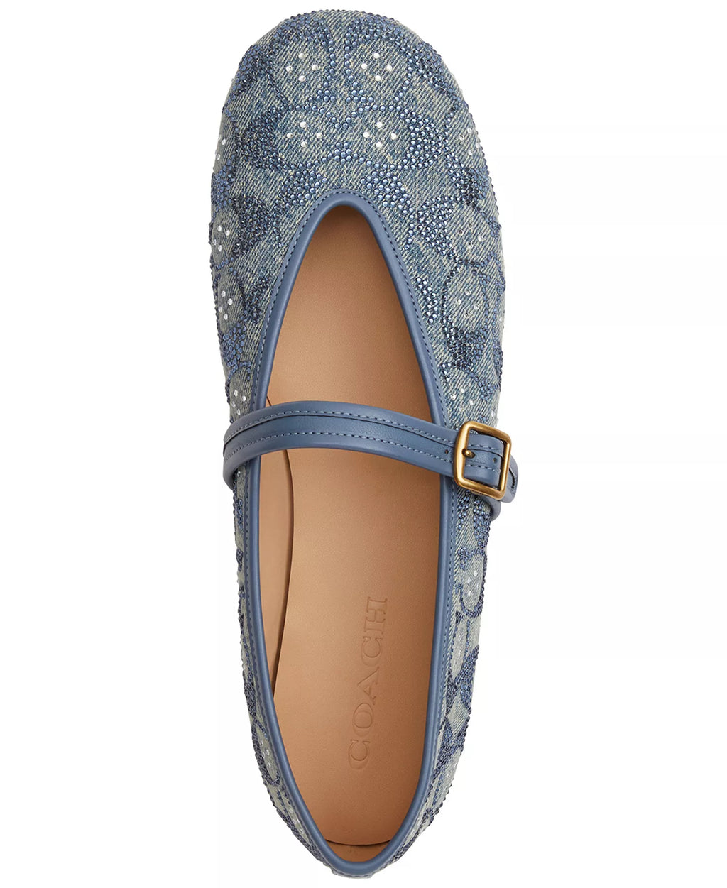 Coach Women's Sculpted C Soft Mary Jane Flats