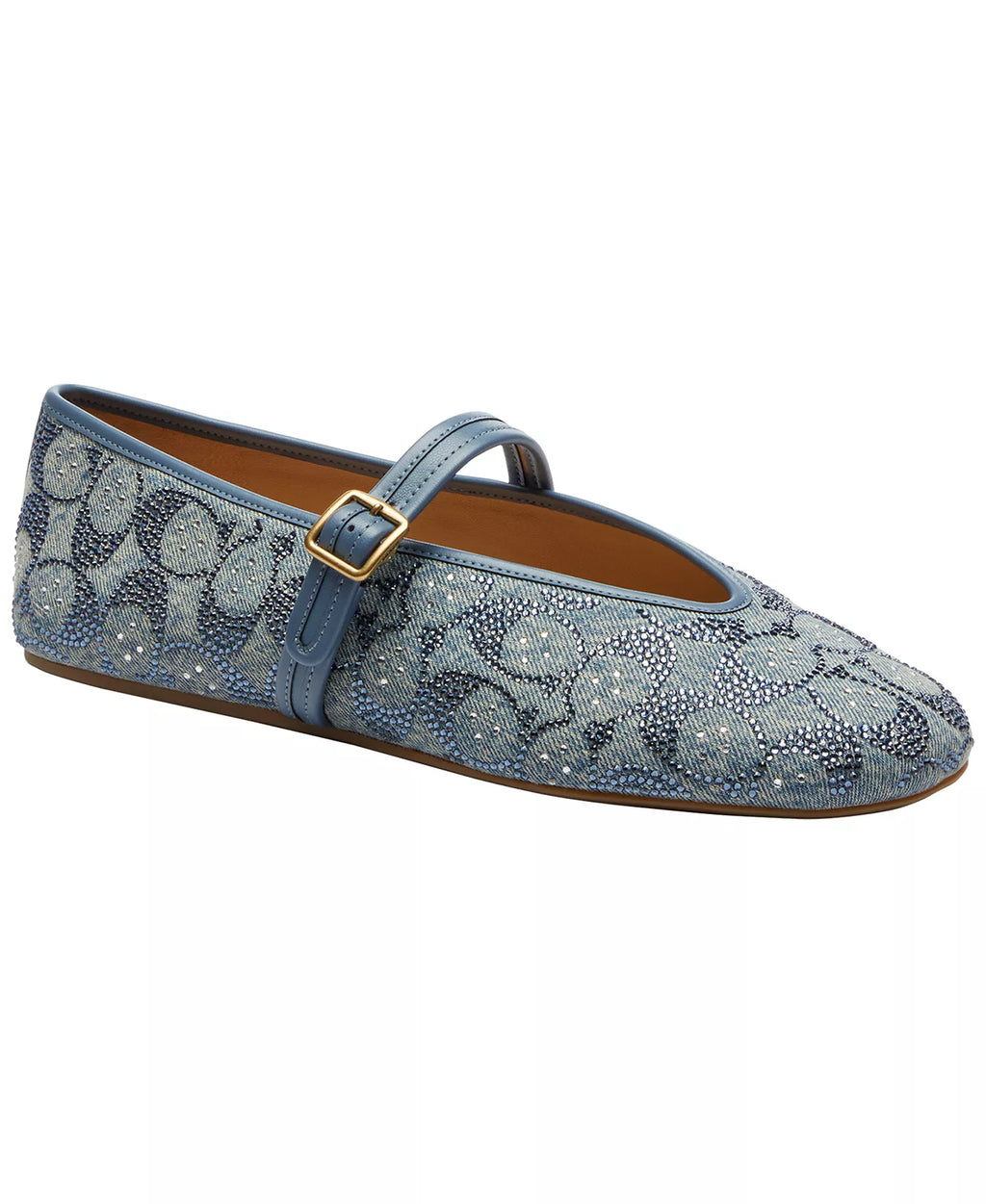 Coach Women's Sculpted C Soft Mary Jane Flats
