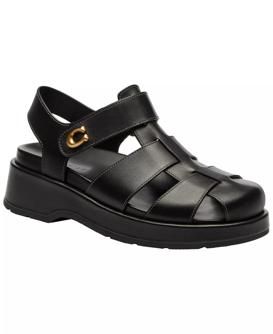 Coach Women's Sculpted C Fisherman Round Toe Sandals