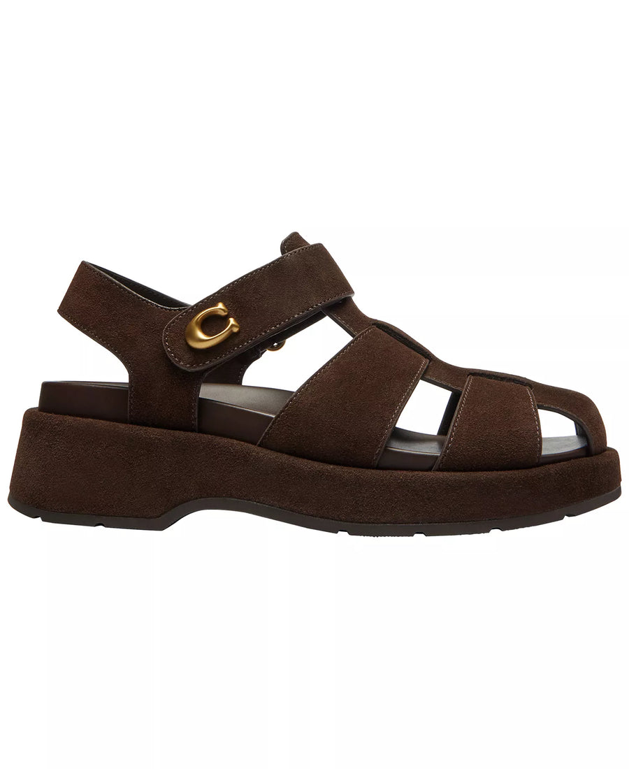 Coach Women's Sculpted C Fisherman Round Toe Sandals