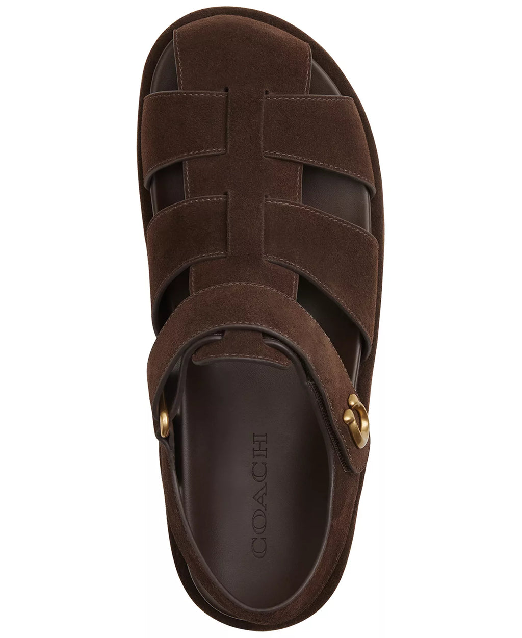 Coach Women's Sculpted C Fisherman Round Toe Sandals