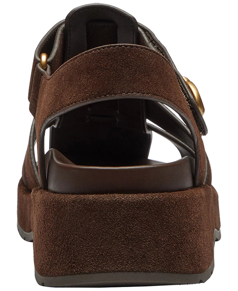 Coach Women's Sculpted C Fisherman Round Toe Sandals