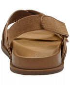Coach Women's Sculpted C Criss Cross Round Toe Sandals