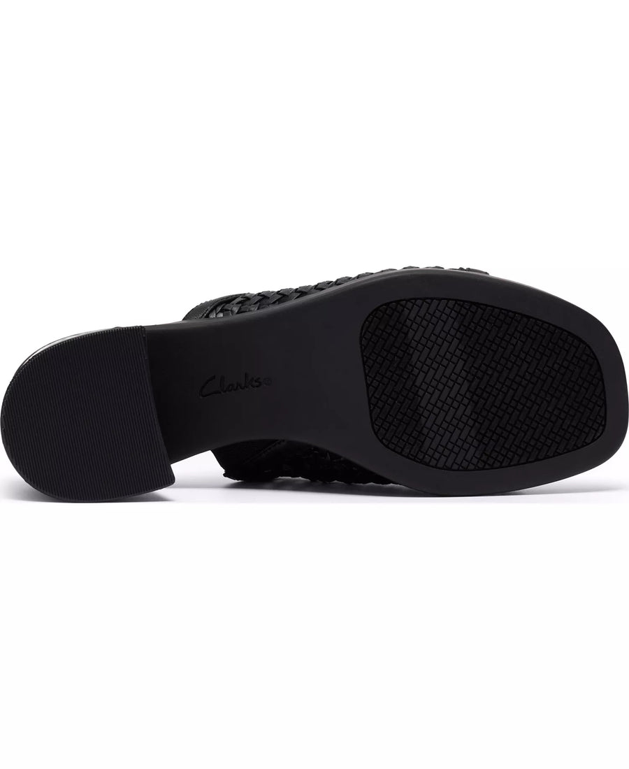 Clarks Women's Jaylan Slide Round Toe Dress Sandals