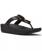 FitFlop Women's Lulu Marbled-Stone Slip-On Wedge Sandals