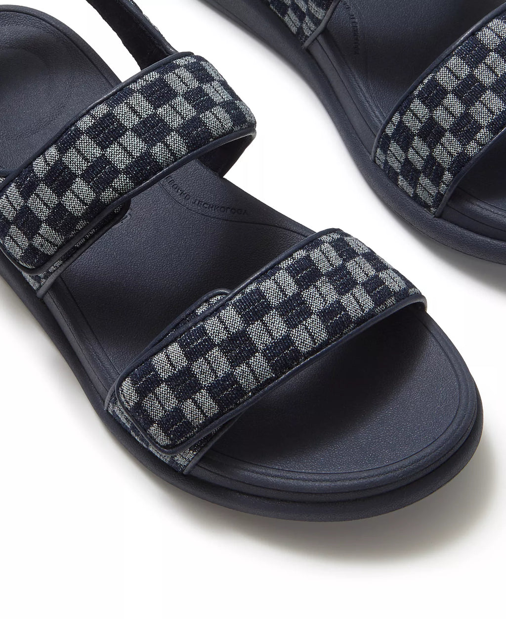 FitFlop Women's F-Mode Go Checkerboard Round Toe Sandals