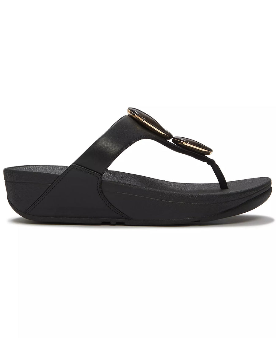 FitFlop Women's Lulu Marbled-Stone Slip-On Wedge Sandals