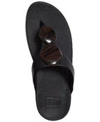 FitFlop Women's Lulu Marbled-Stone Slip-On Wedge Sandals
