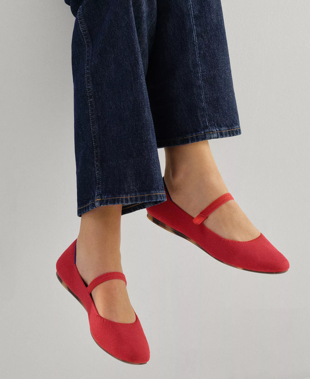 Rothy's Women's The Square Mary Jane Flats