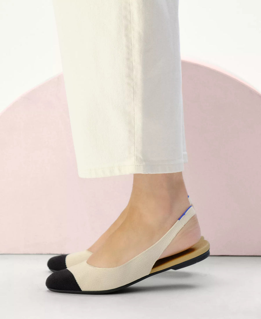 Rothy's Women's Almond Slingback Flats