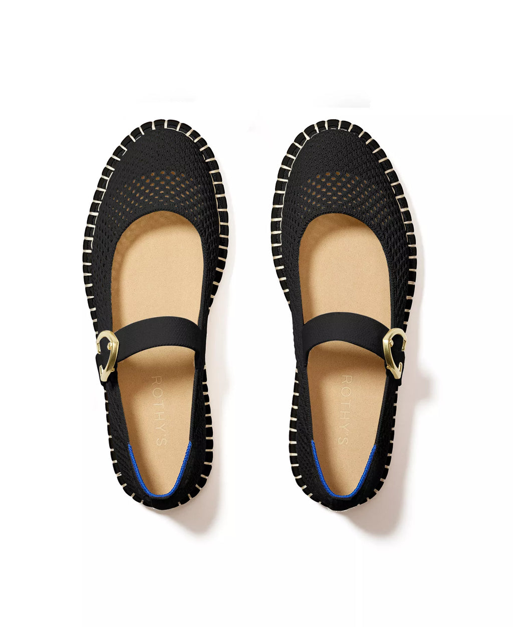 Rothy's Women's Espadrille Mary Jane Round Toe Flats