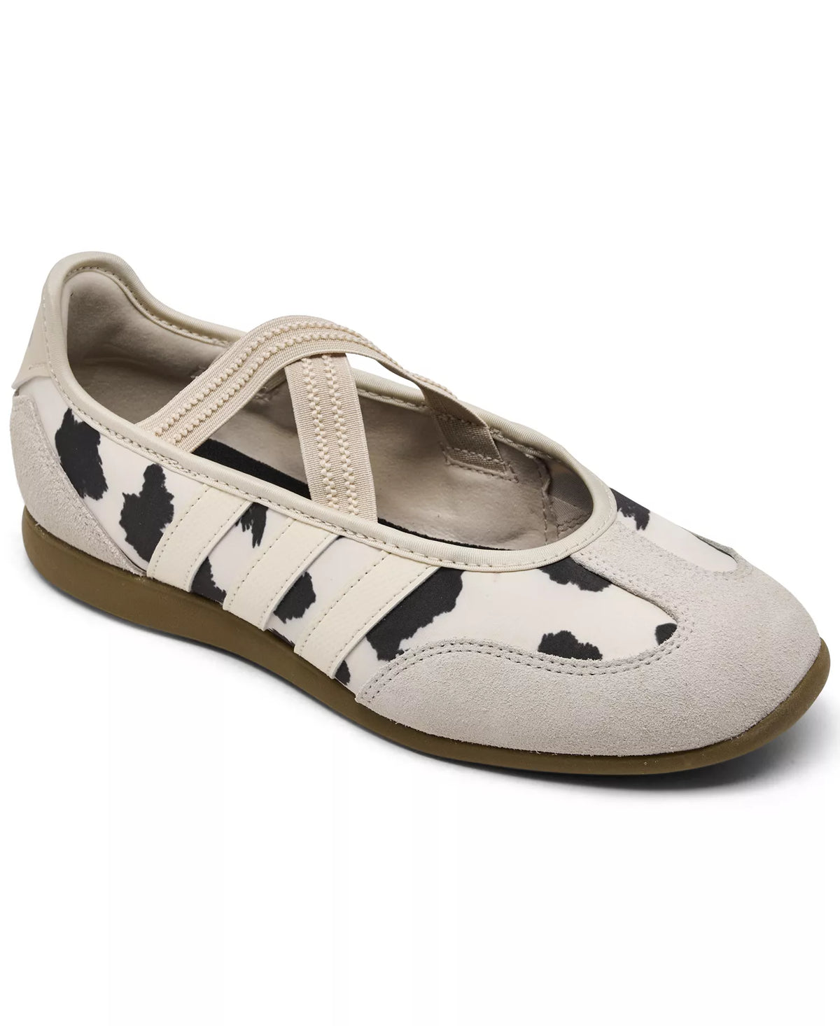 Adidas Women's Barreda Mary Jane Cow Print Sneakers