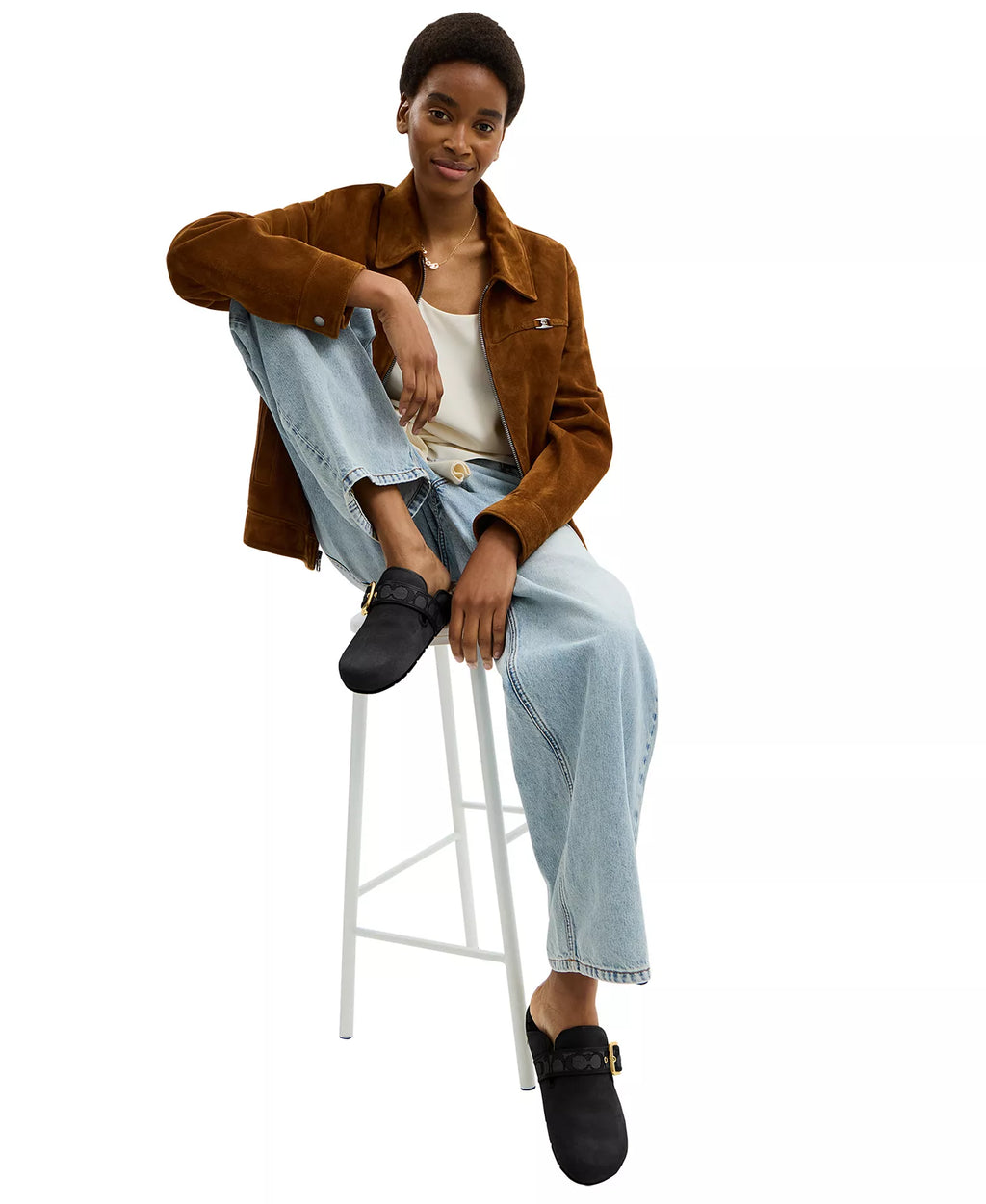 Coach Women's Archival Slip-On Buckle Clogs
