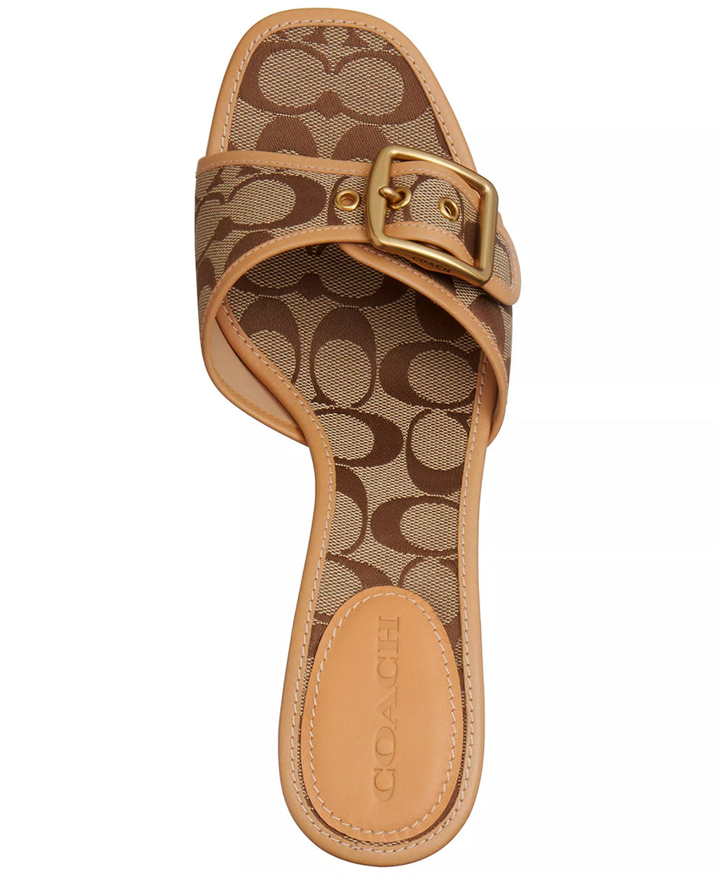 Coach Women's Margot Slip-On Kitten Heel Sandals