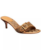 Coach Women's Margot Slip-On Kitten Heel Sandals