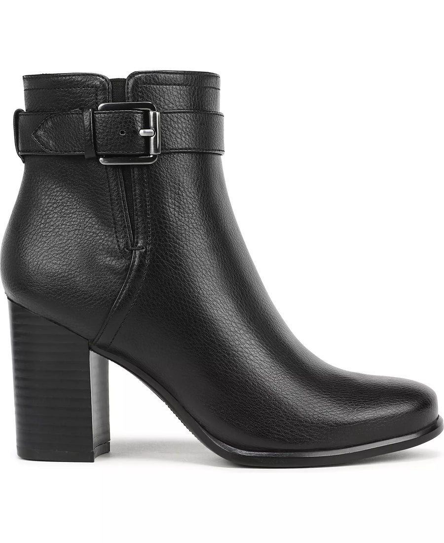 Naturalizer Women's Solana Block Heel Zipper Short Booties