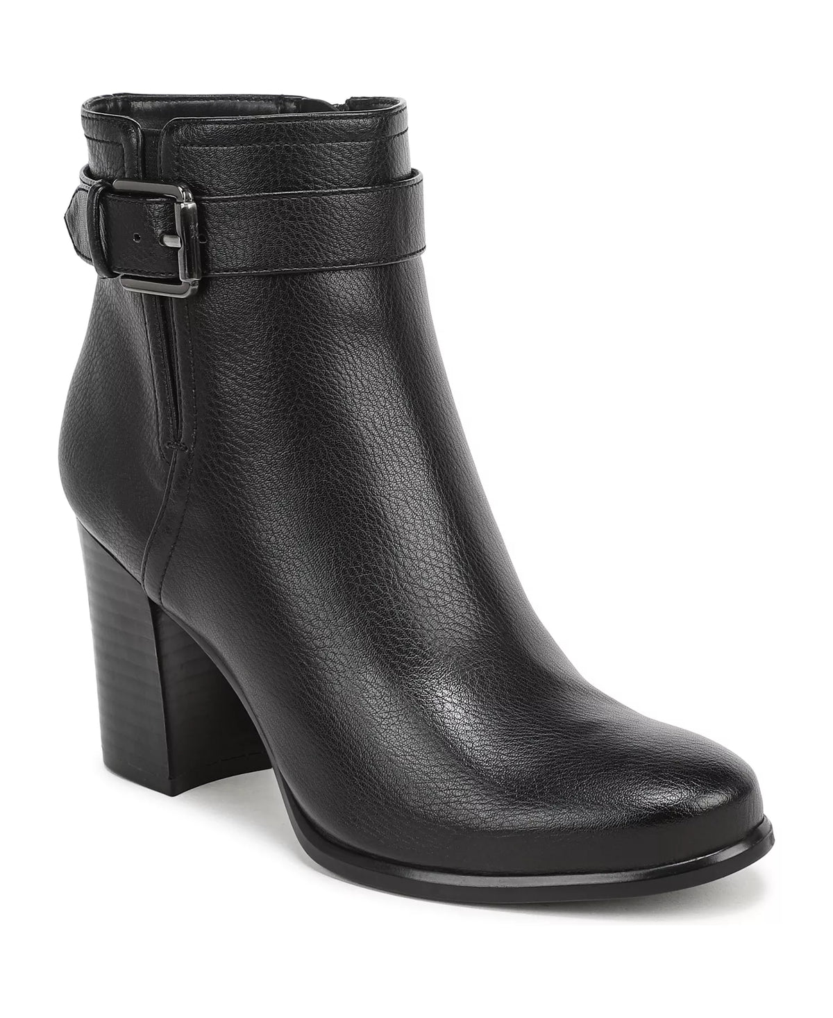 Naturalizer Women's Solana Block Heel Zipper Short Booties