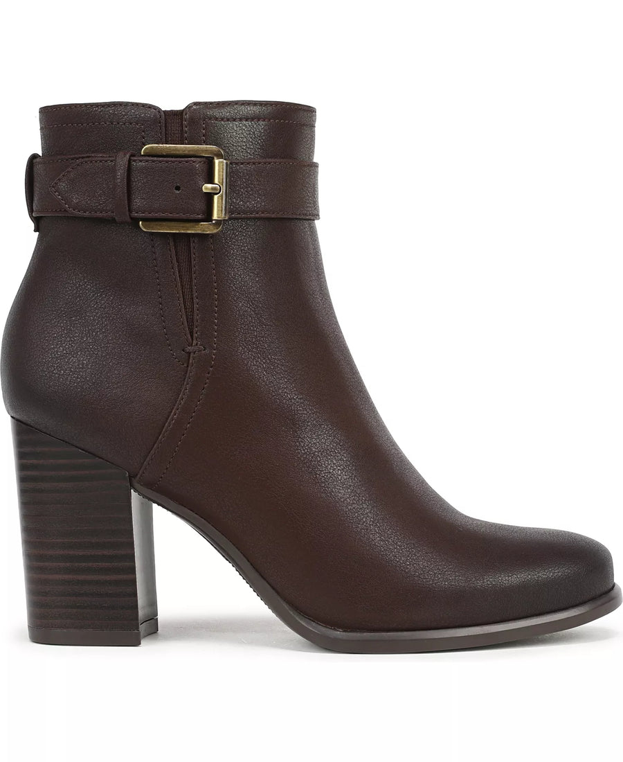 Naturalizer Women's Solana Block Heel Zipper Short Booties