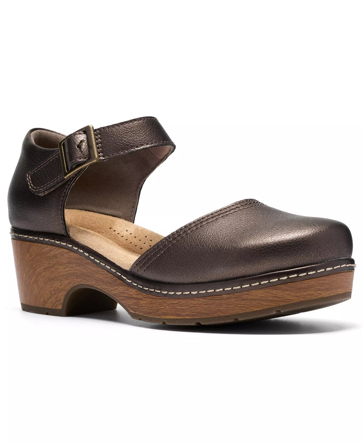 Clarks Women's Paizlee Leah Buckle Clogs
