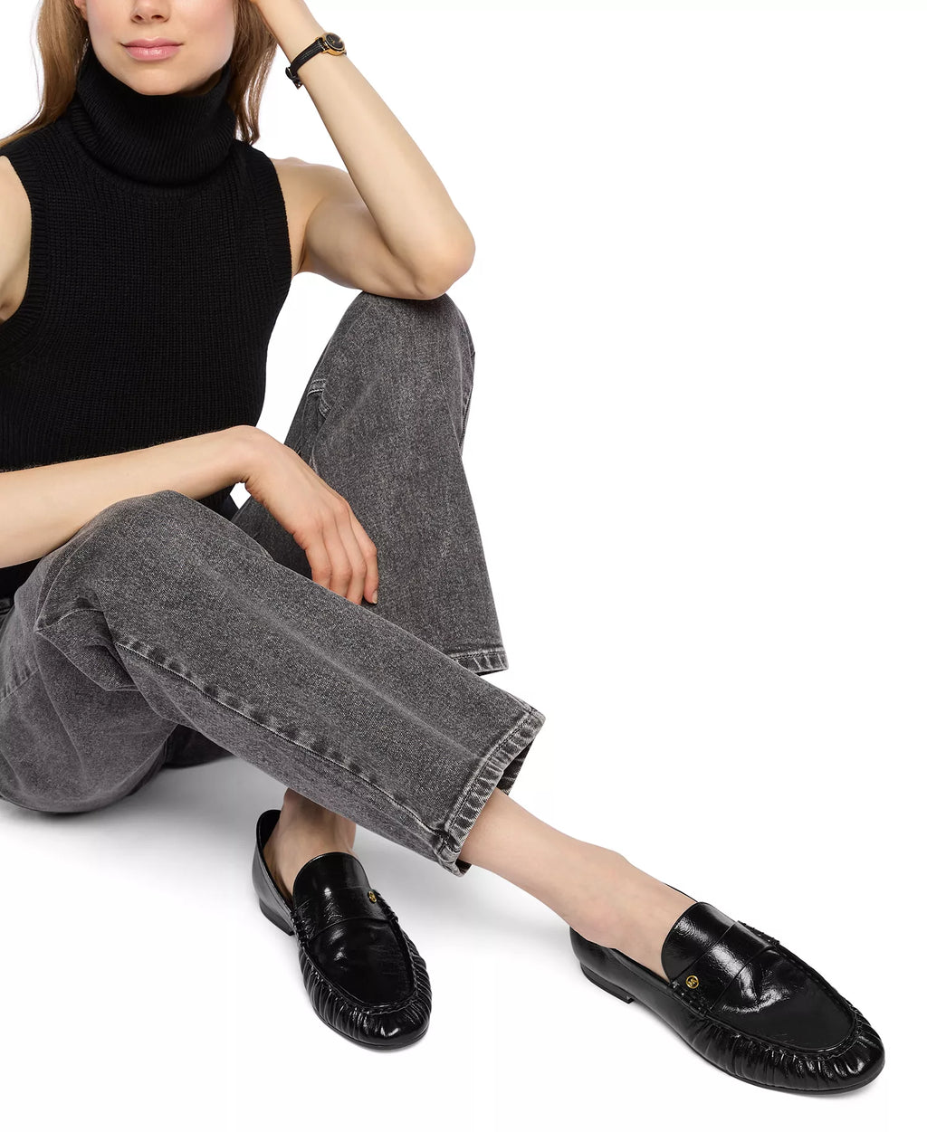 Michael Kors Women's Jennings Ruched Slip-On Loafers