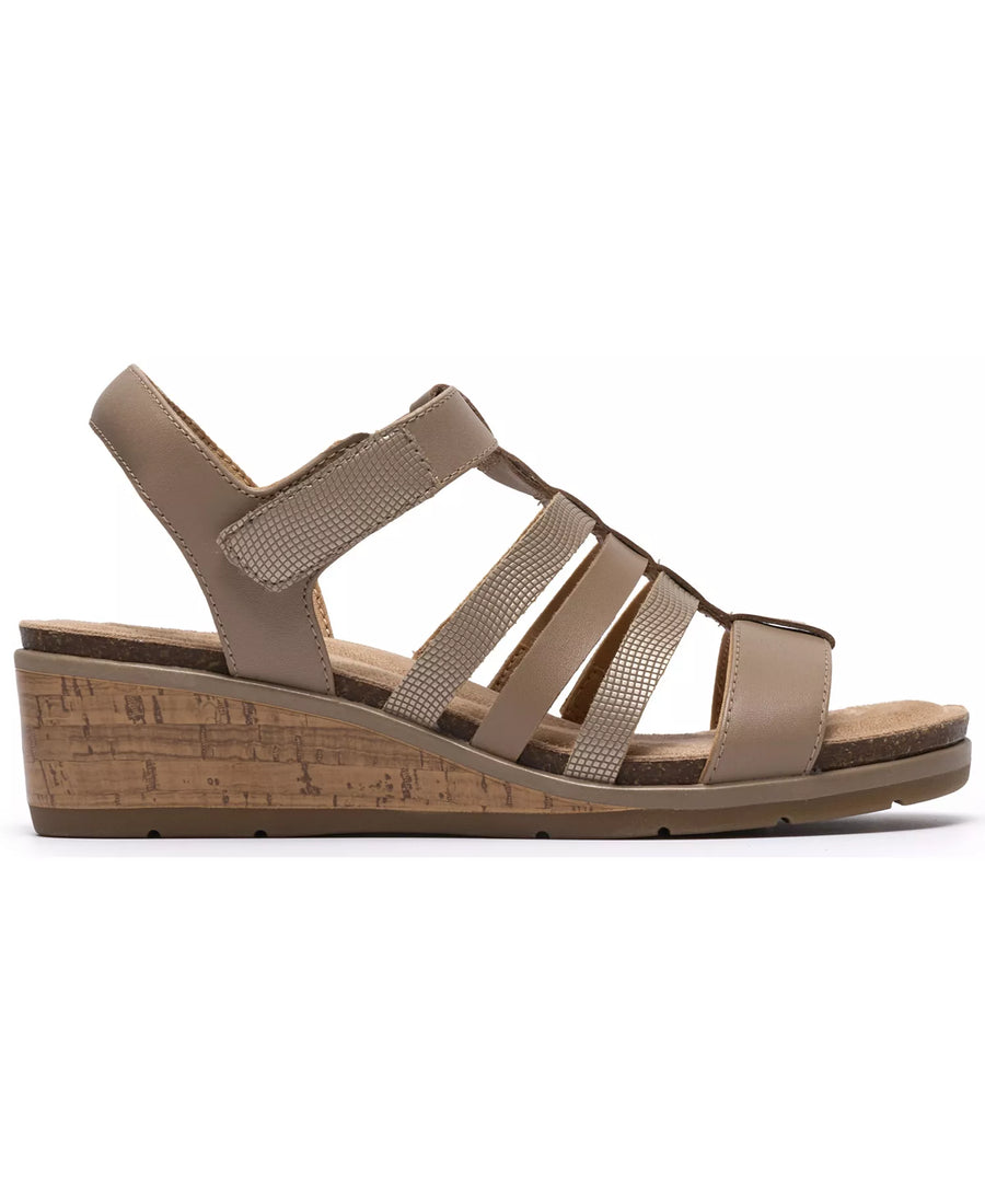 Clarks Women's Kacha Step Wedge Sandals