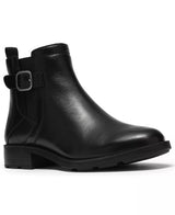 Clarks Women's Adalynn West Buckle Round Toe Booties