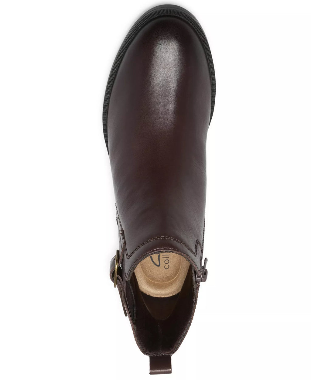 Clarks Women's Adalynn West Buckle Round Toe Booties