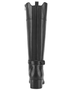 Rockport Women's Tabbyy Tall Leather Block Heel Boots