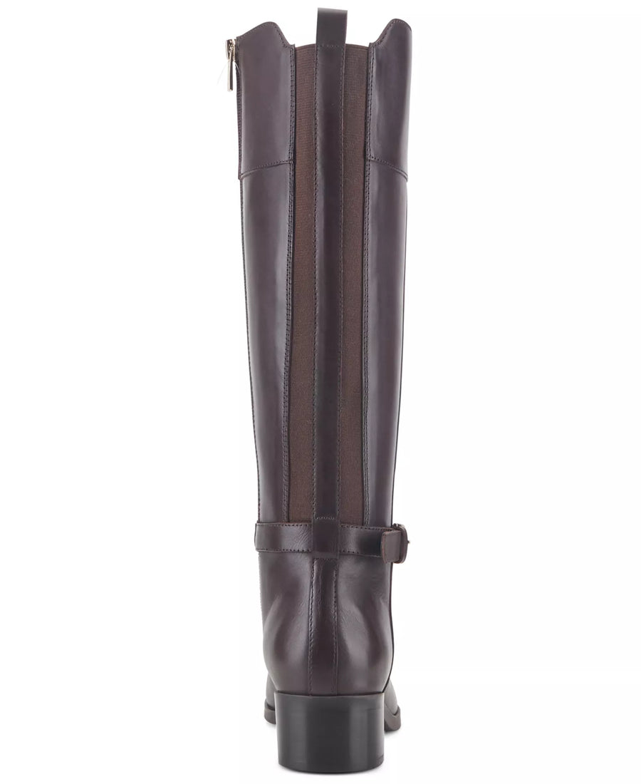Rockport Women's Tabbyy Tall Leather Block Heel Boots