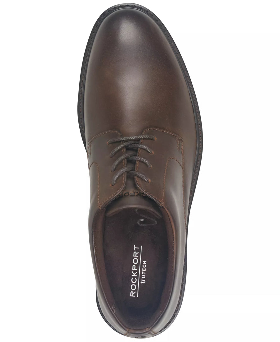 Rockport Men's Max Lace-Up Plain Toe Cushioned Insole Oxfords