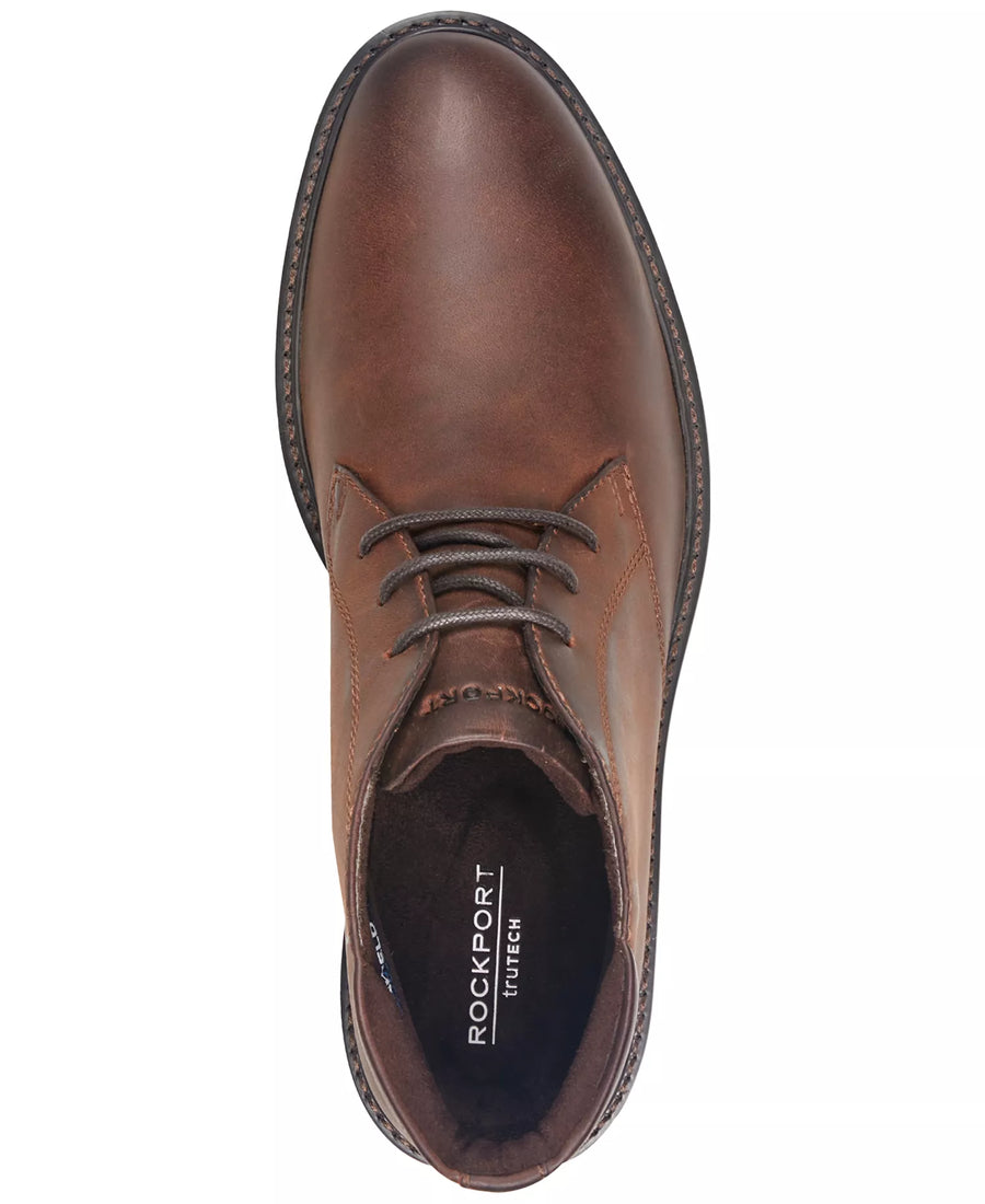 Rockport Merrick Waterproof Lace-Up Suede Chukka Boots
