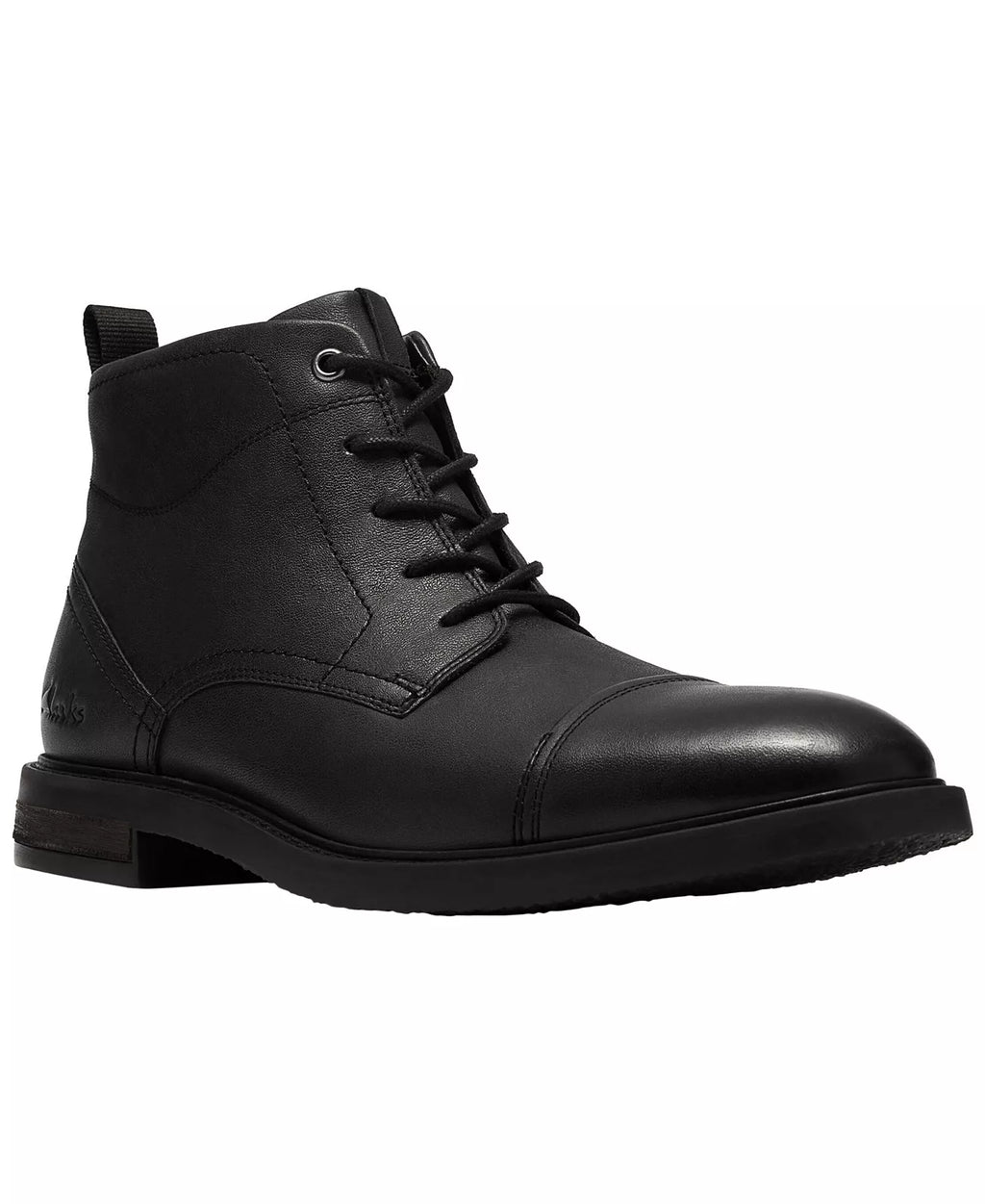Clarks Men's Jaxen Leather Cap-Toe Work Boots