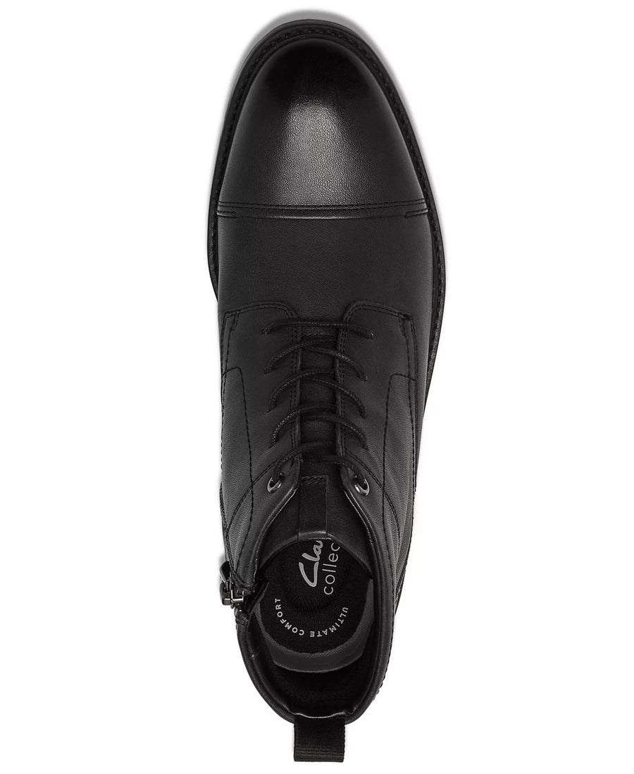 Clarks Men's Jaxen Leather Cap-Toe Work Boots