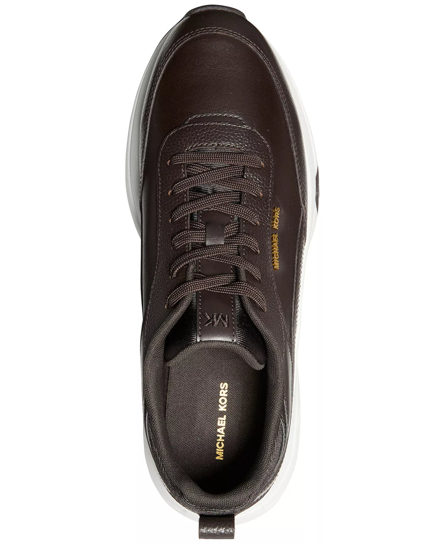 Michael Kors Men's Hartley Lace-up Leather Low Top Sneakers
