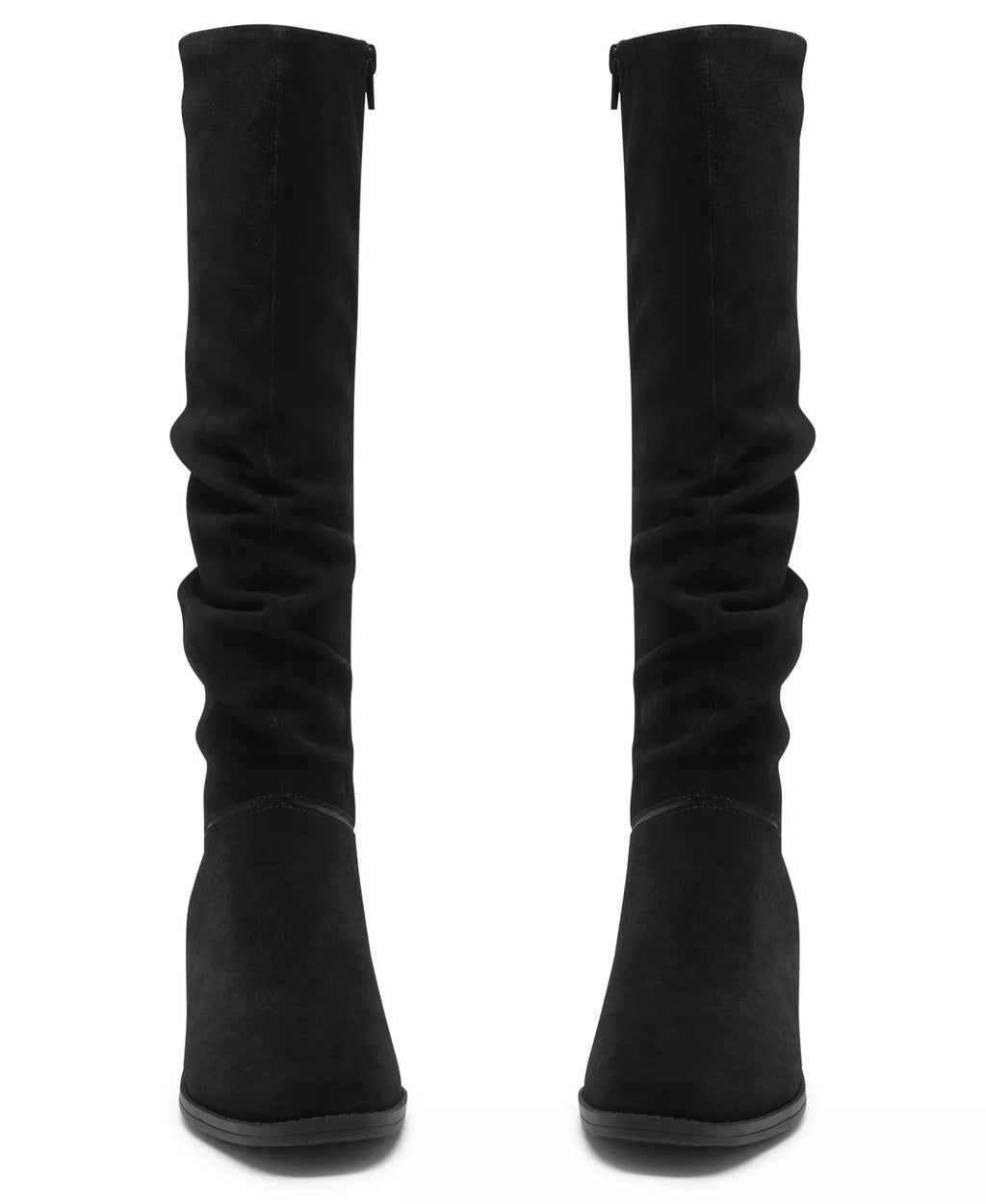 Clarks Women's Danyelle Rose Knee-High Square Toe Suede Boots