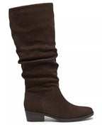 Clarks Women's Danyelle Rose Knee-High Square Toe Suede Boots