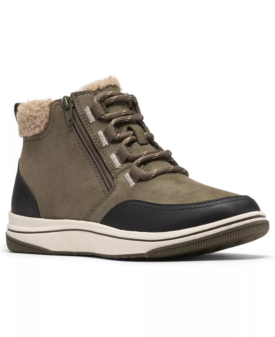Clarks Women's Breeze Moss Zipper Booties