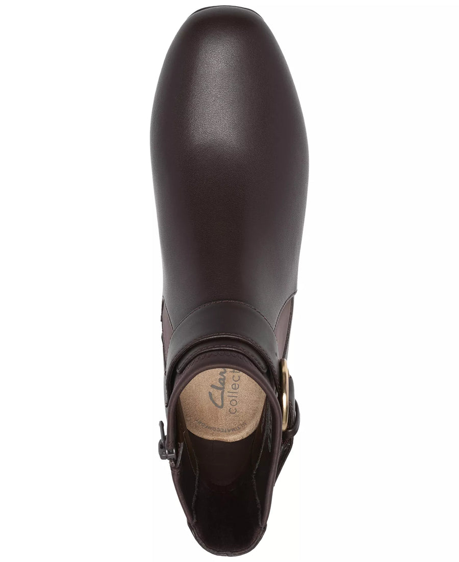 Clarks Women's Iridessa Clara Round Toe Booties
