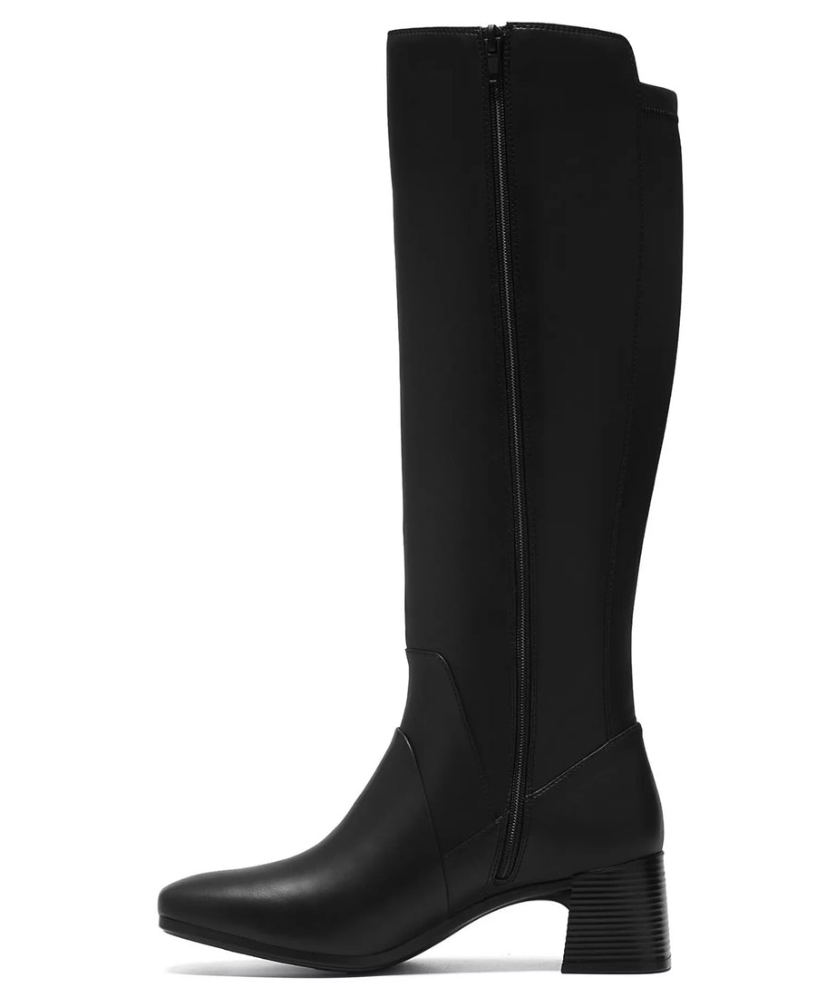 Clarks Women's Marriann Chic Knee-High Square Toe Block Heel Boots
