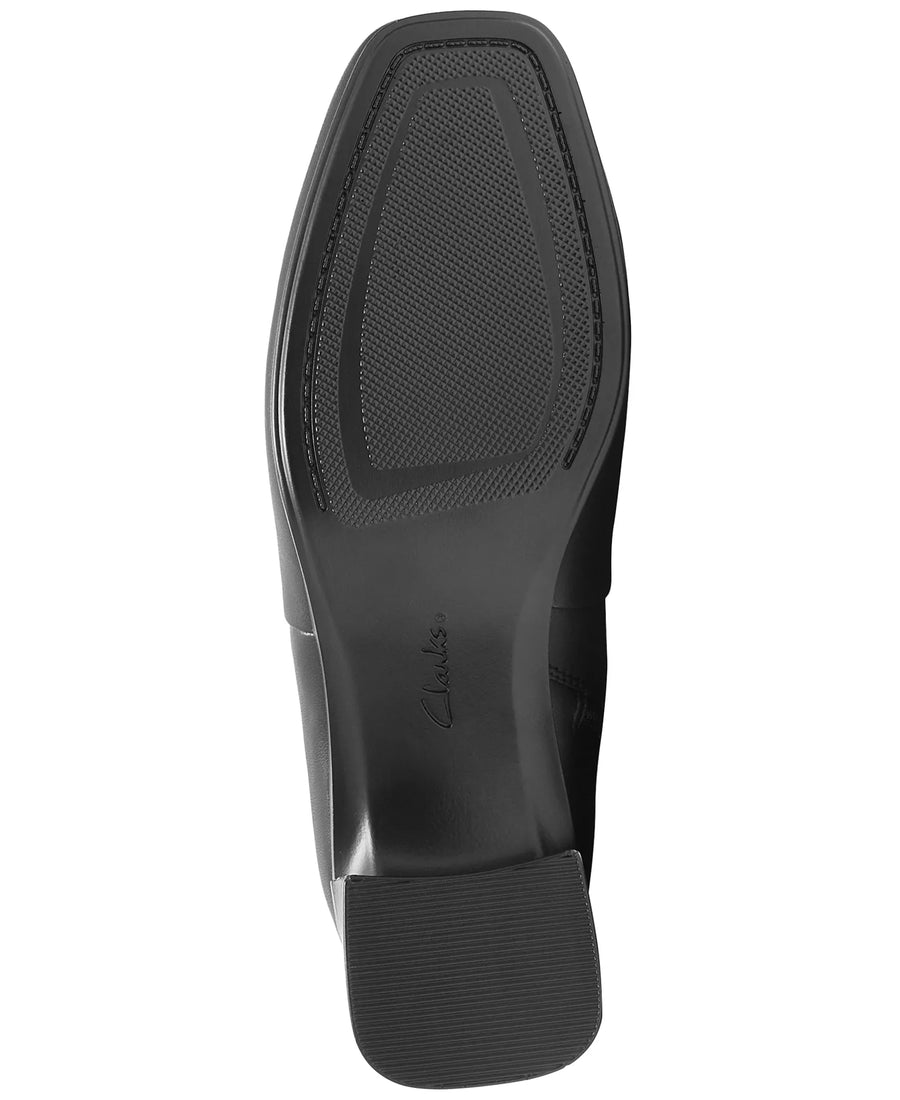 Clarks Women's Marriann Chic Knee-High Square Toe Block Heel Boots
