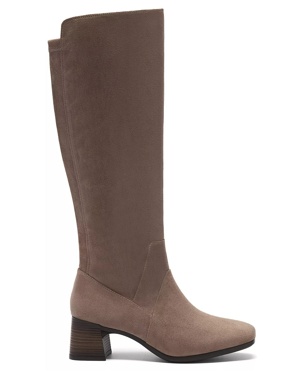 Clarks Women's Marriann Chic Knee-High Square Toe Block Heel Boots