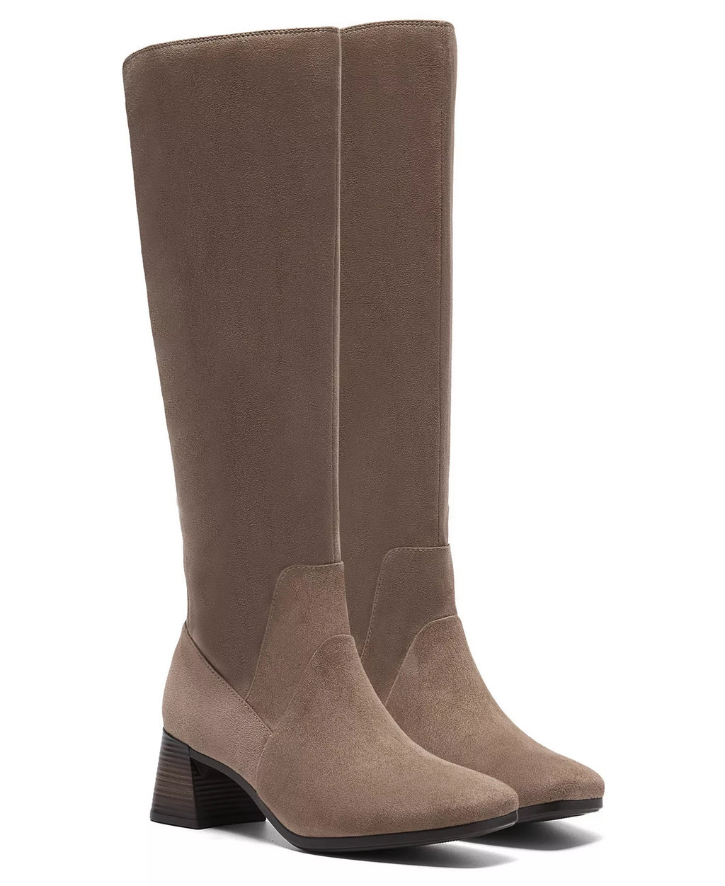 Clarks Women's Marriann Chic Knee-High Square Toe Block Heel Boots