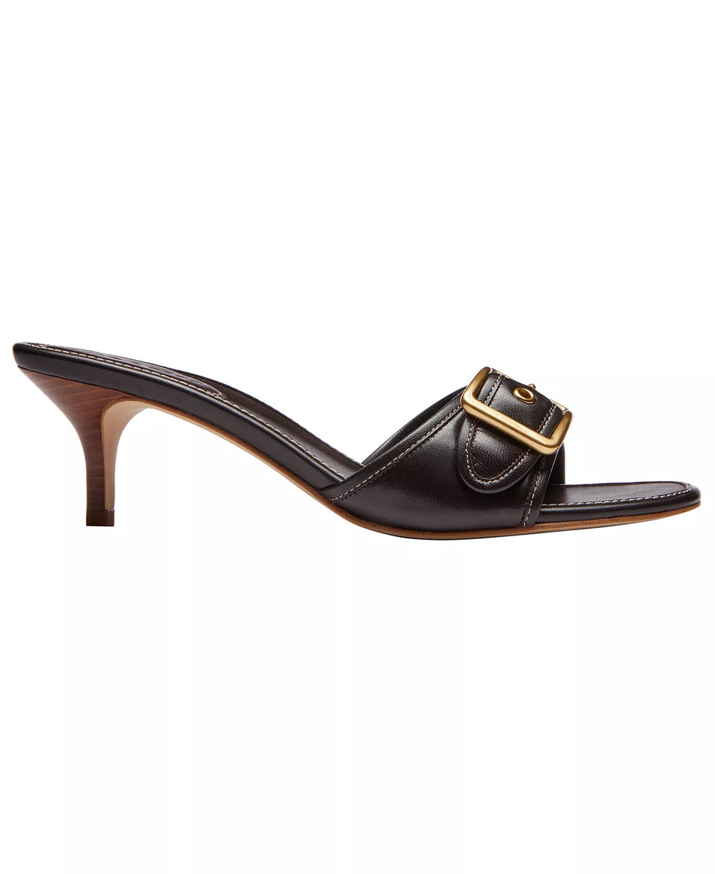 Coach Women's Margot Slip-On Kitten Heel Sandals